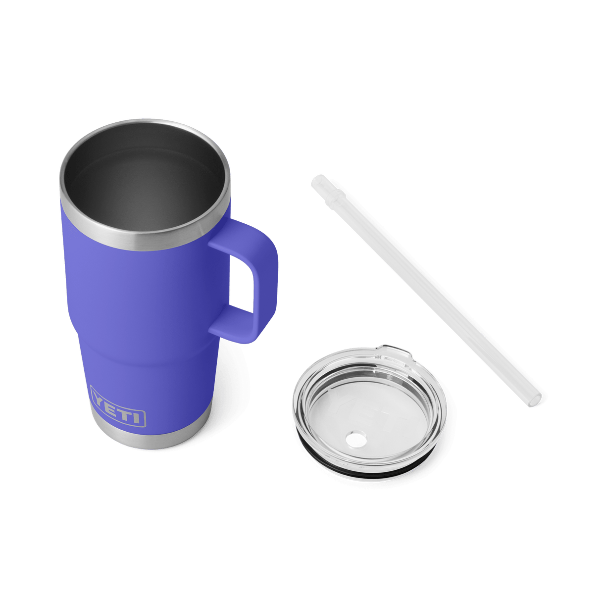 YETI Rambler 739 ML Mug With Straw Lid Ultramarine Violet Drinkware Yeti