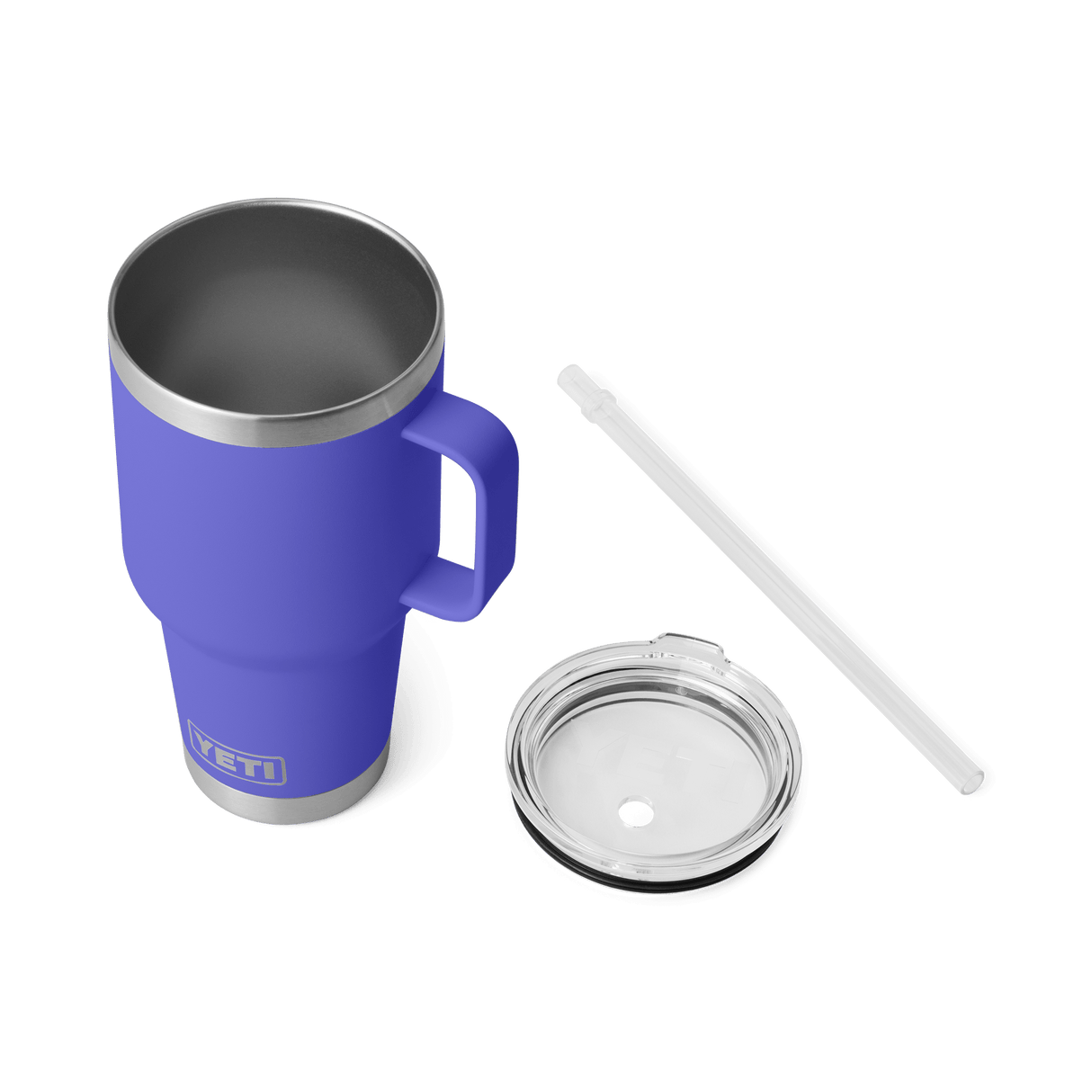 YETI Rambler 1 L Straw Mug With Straw Lid Ultramarine Violet Drinkware Yeti