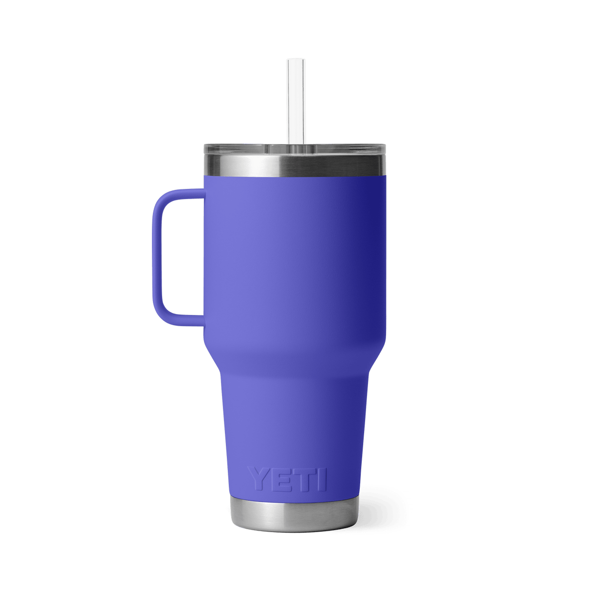 YETI Rambler 1 L Straw Mug With Straw Lid Ultramarine Violet Drinkware Yeti