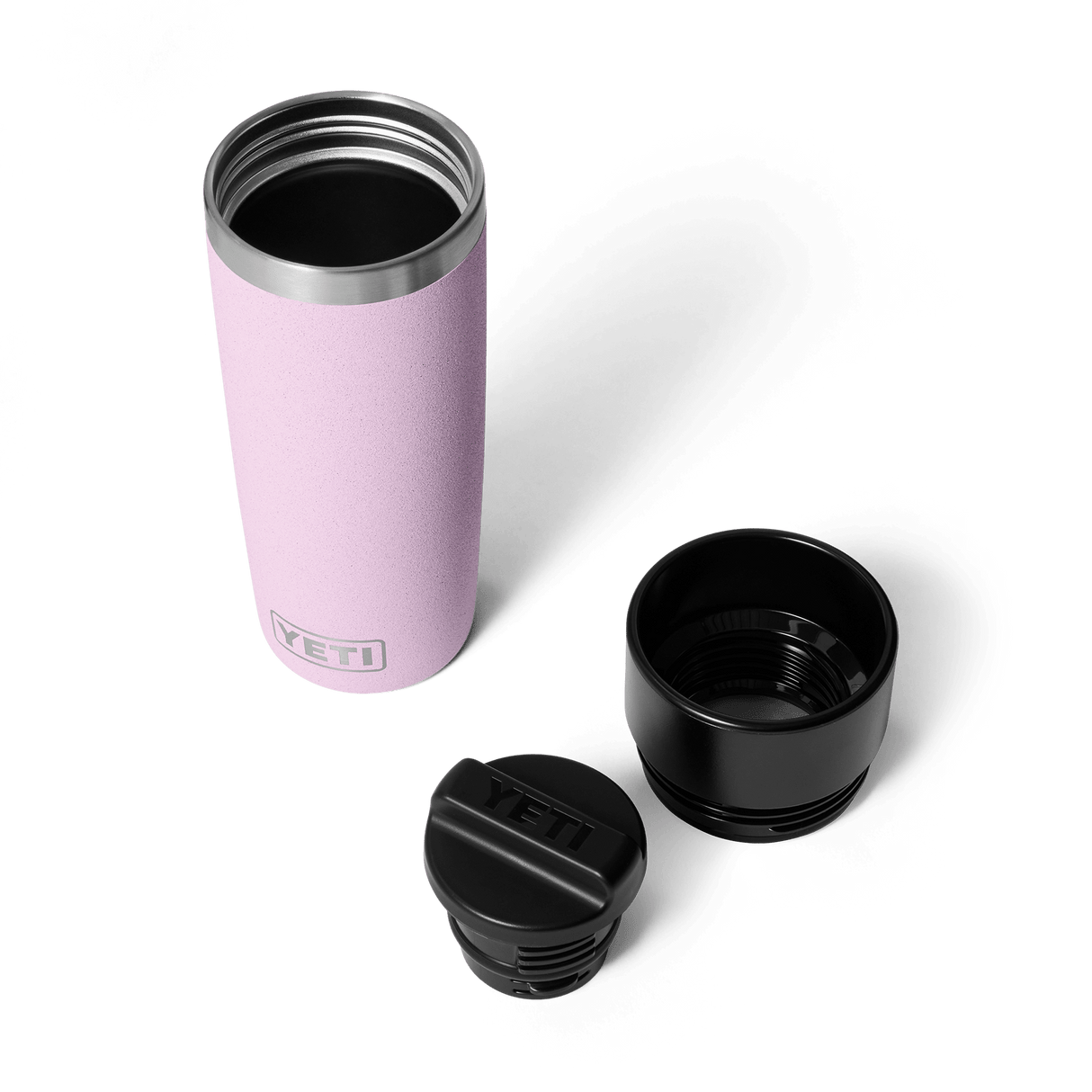 YETI Rambler 473 ML Travel Bottle With Commuter Cap Cherry Blossom Drinkware Yeti