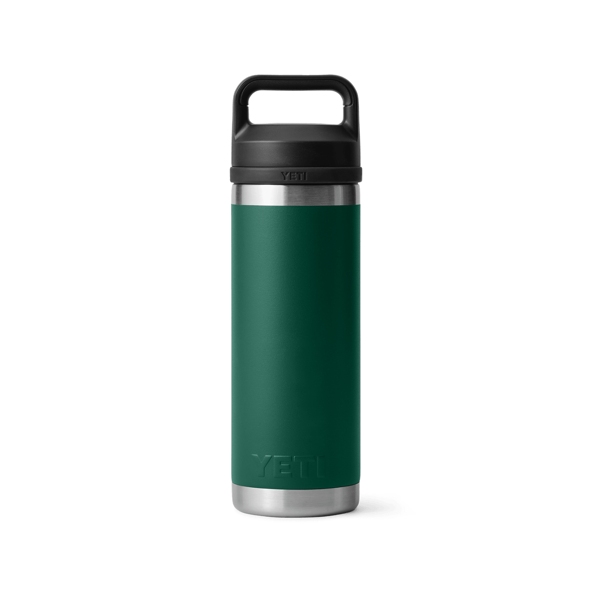 YETI Rambler 532 ML Bottle With Chug Cap Black Forest Green Drinkware Yeti