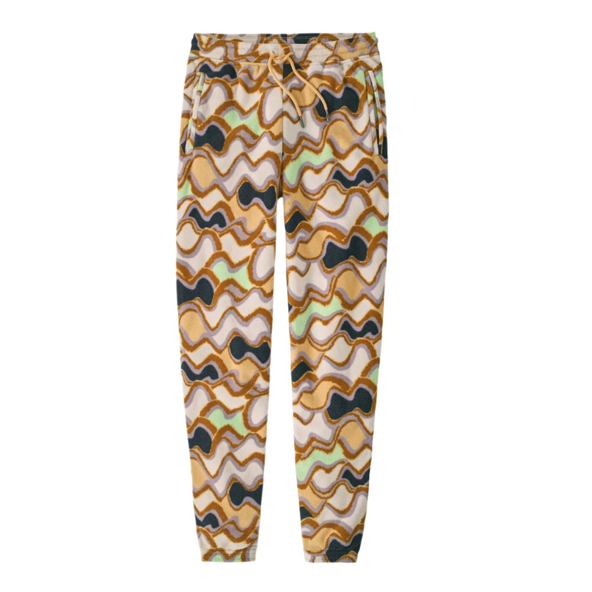 PATAGONIA Women's Micro D Fleece Jogger Pant Small Currents/Natural Women's Sweatpants Patagonia