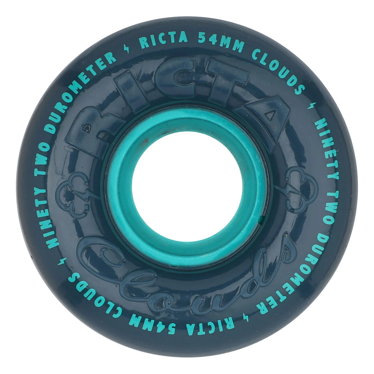 RICTA Clouds Navy 92A 54mm Skateboard Wheels Skateboard Wheels Ricta