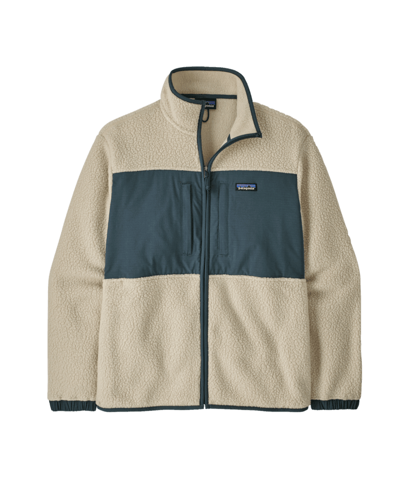 PATAGONIA Retro Pile Fleece Patch Jacket Pelican Men's Street Jackets Patagonia