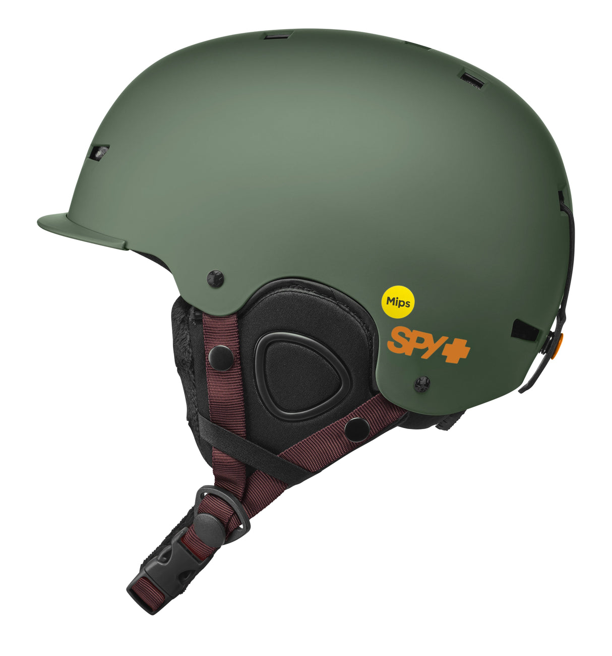 SPY Youth Lil' Galactic MIPS Snow Helmet Matte Green Youth Snow Helmets Spy