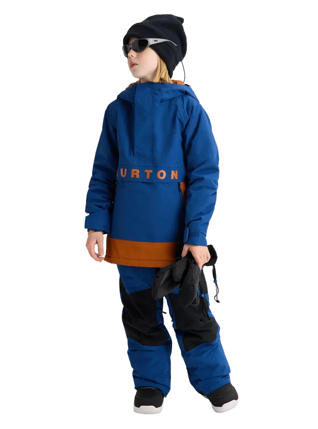 BURTON Kids Frostner 2L Anorak Snow Jacket Twilight Blue/Spiced Chai 2027 Youth Snow Jackets Burton