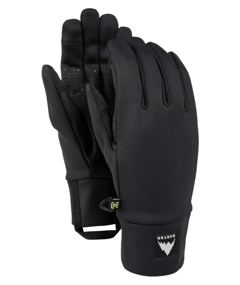 BURTON Stretch Liner 2.0 Glove Liner True Black Men's Glove Liners Burton