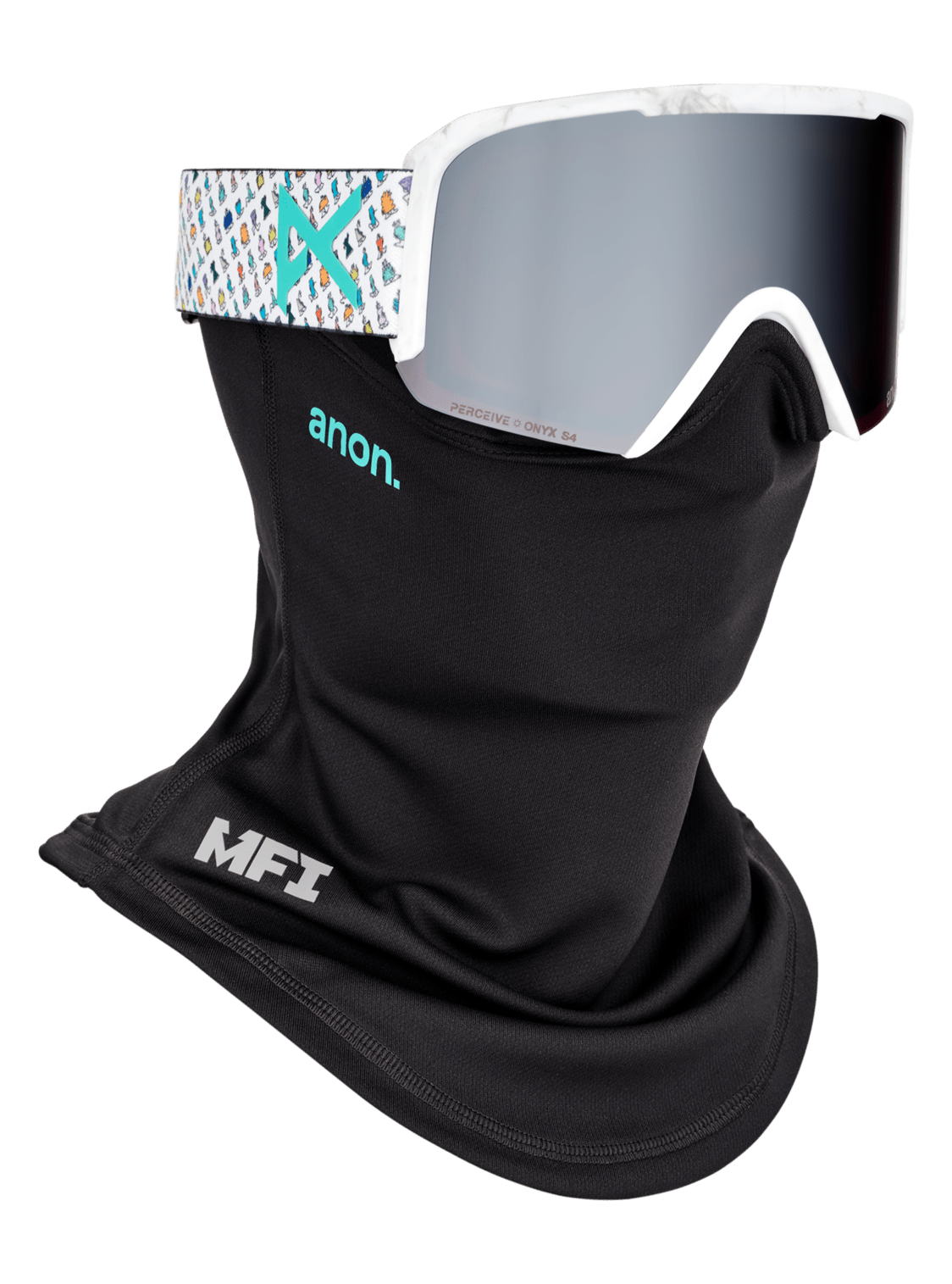 ANON Nesa LB Encounters - Perceive Sunny Onyx + Perceive Variable Violet + MFI Face Mask Snow Goggle Snow Goggles Anon