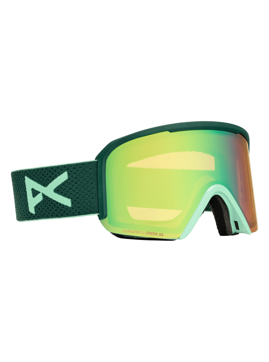 ANON Nesa Brunswick Green - Perceive Variable Green + Perceive Cloudy Pink + MFI Face Mask Snow Goggle Snow Goggles Anon