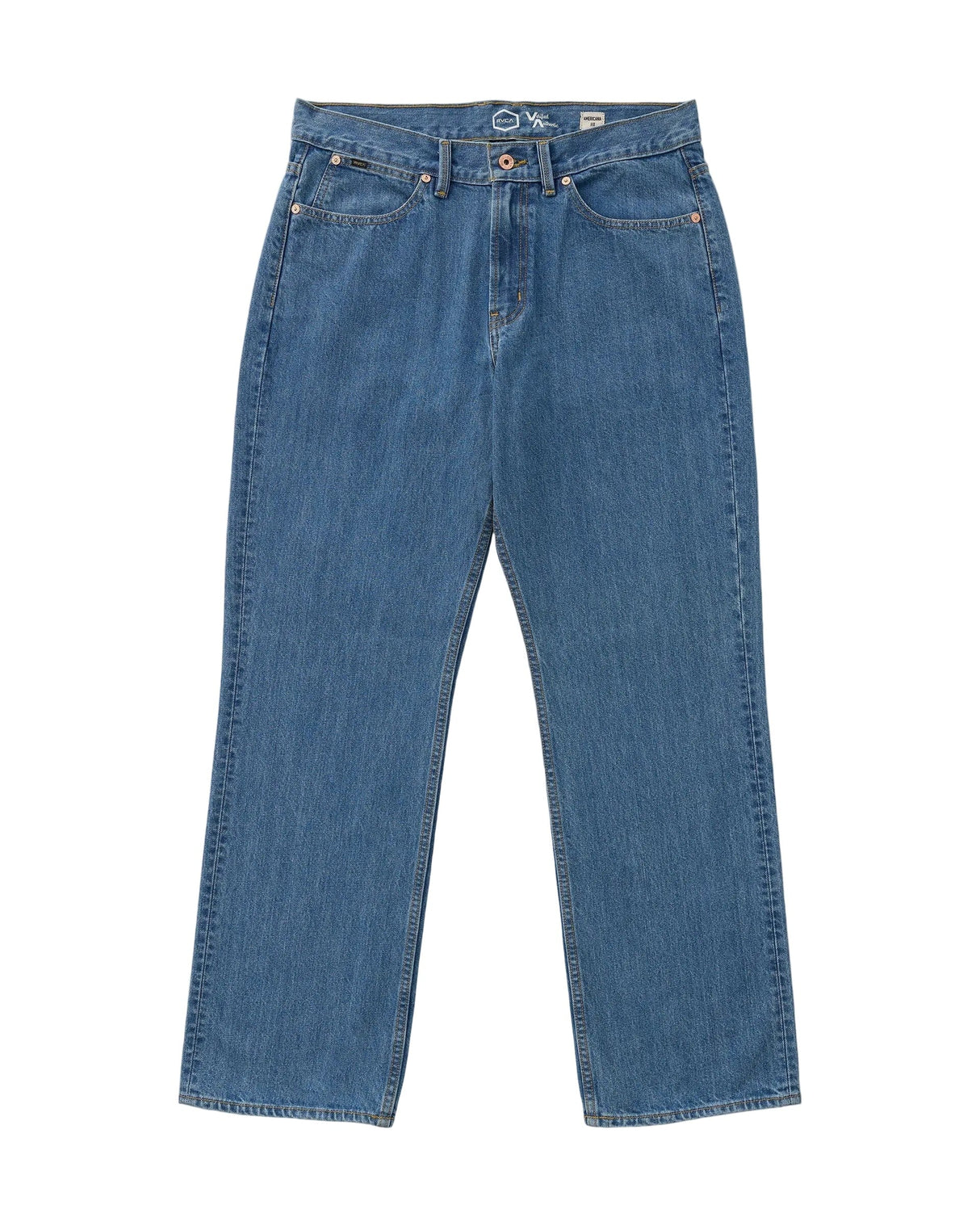 RVCA Americana Dayshift Denim Pants Blue Collar Men's Denim RVCA
