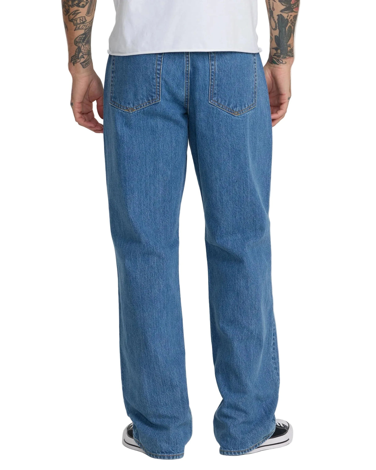 RVCA Americana Dayshift Denim Pants Blue Collar Men's Denim RVCA