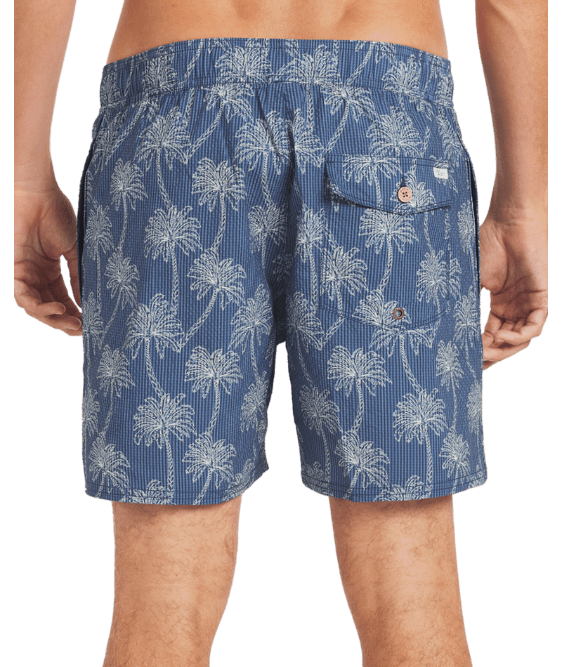 RVCA Exotica Elastic 2 Trunks Dark Denim Men's Boardshorts RVCA