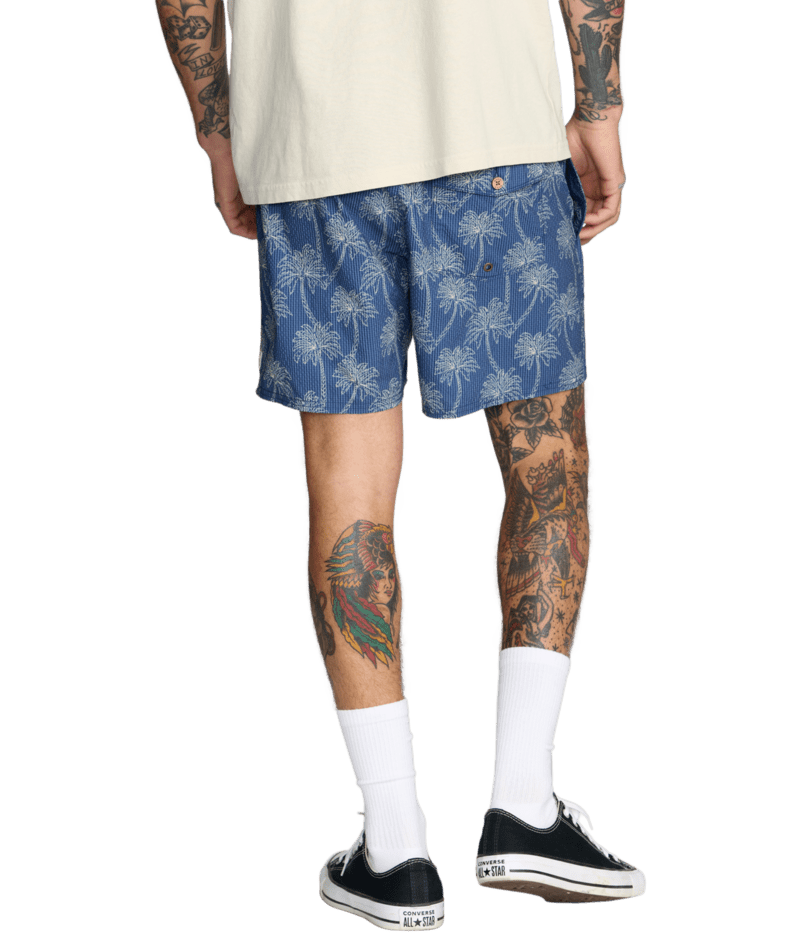 RVCA Exotica Elastic 2 Trunks Dark Denim Men's Boardshorts RVCA