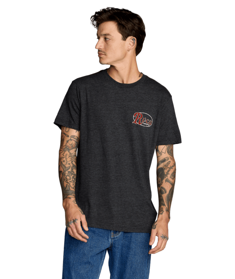 RVCA Corral T-Shirt Black Men's Short Sleeve T-Shirts RVCA
