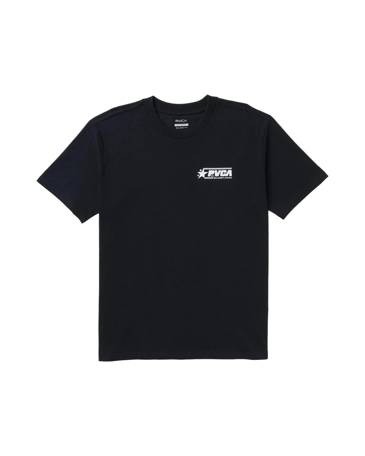 RVCA Spangled T-Shirt Black Men's Short Sleeve T-Shirts RVCA