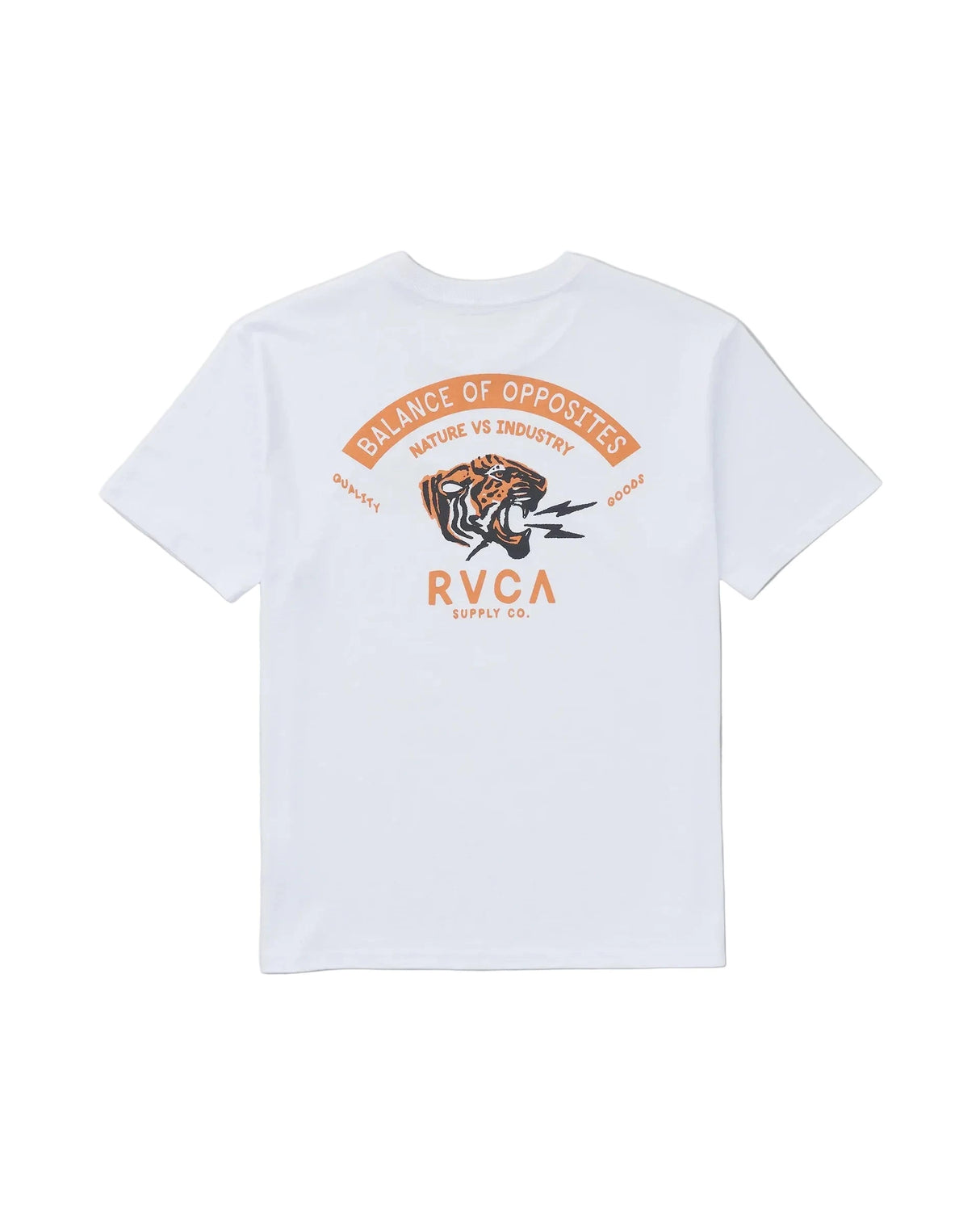 RVCA Bengal Supply T-Shirt White Men's Short Sleeve T-Shirts RVCA