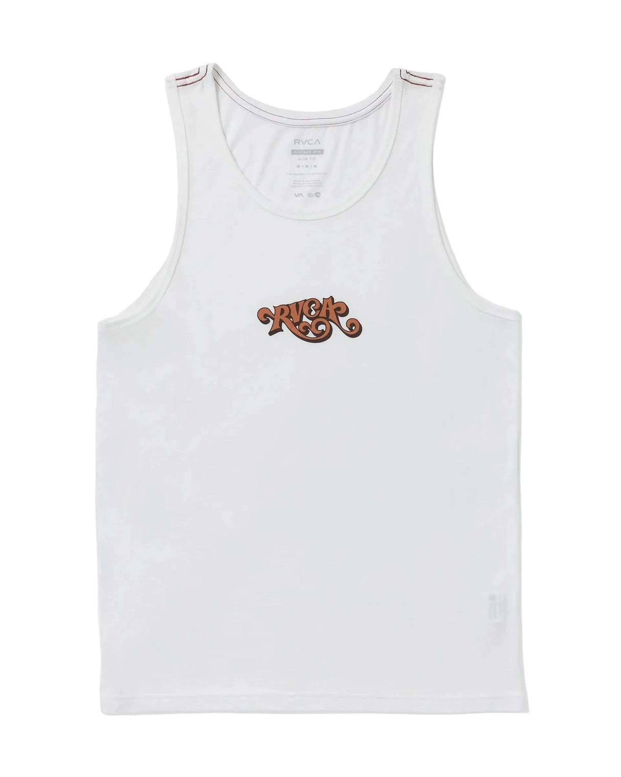 RVCA Classic Tank Top Antique White Men's Tank Tops RVCA