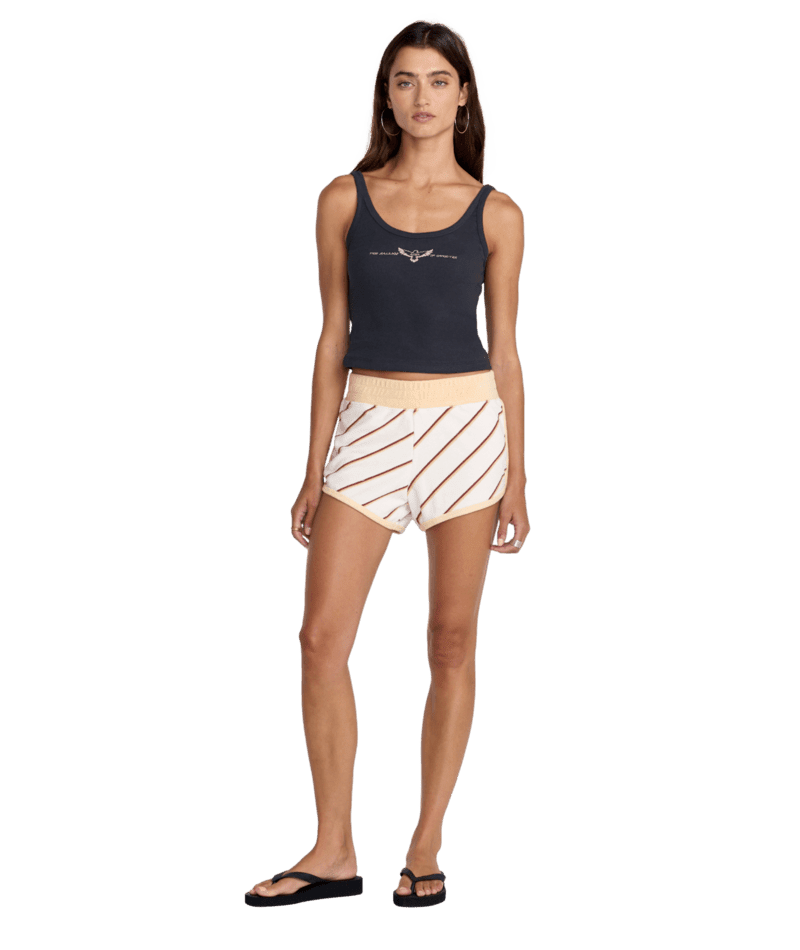 RVCA Women's Bird Of Prey Tank Top Washed Black Women's Tank Tops and Halter Tops RVCA