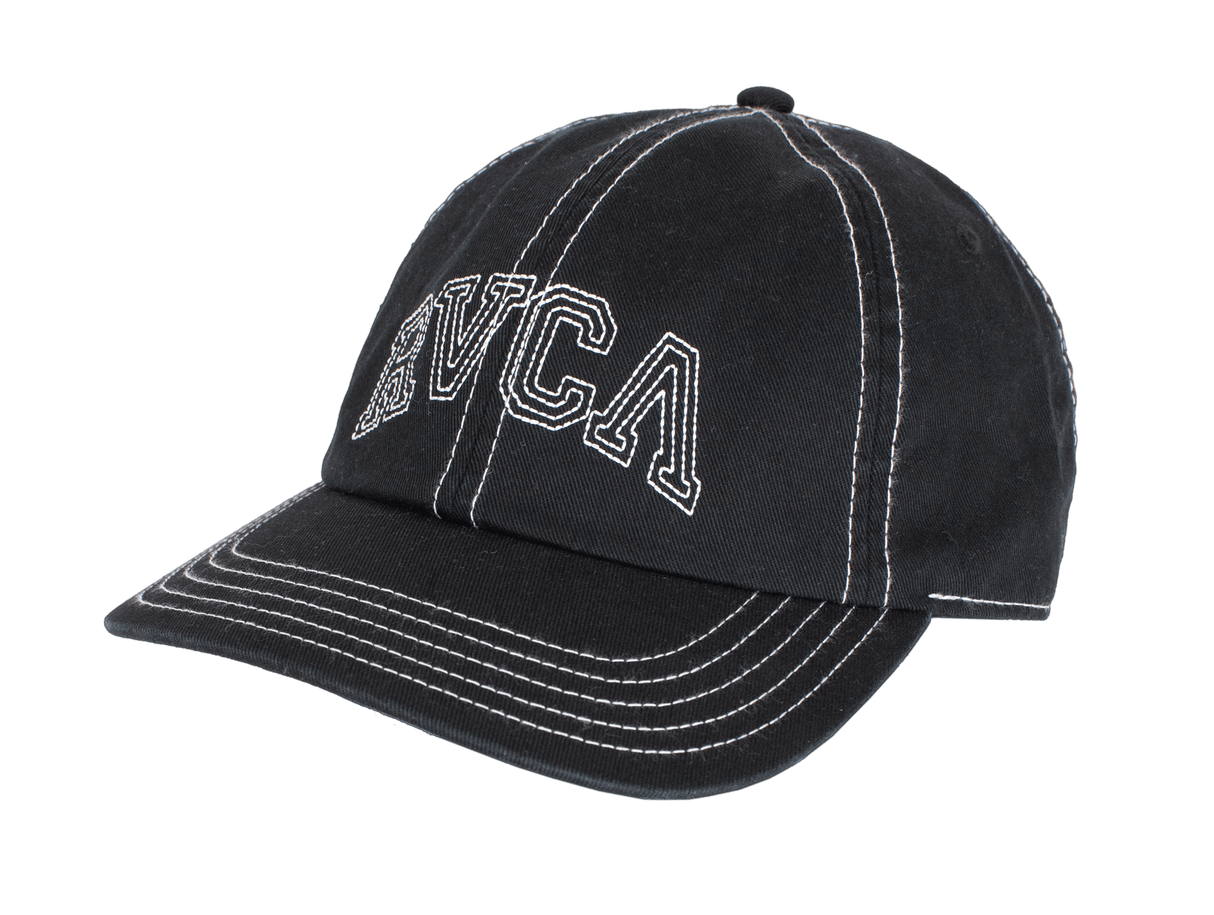RVCA Women's Contrast Stitch Dad Hat RVCA Black Women's Hats RVCA