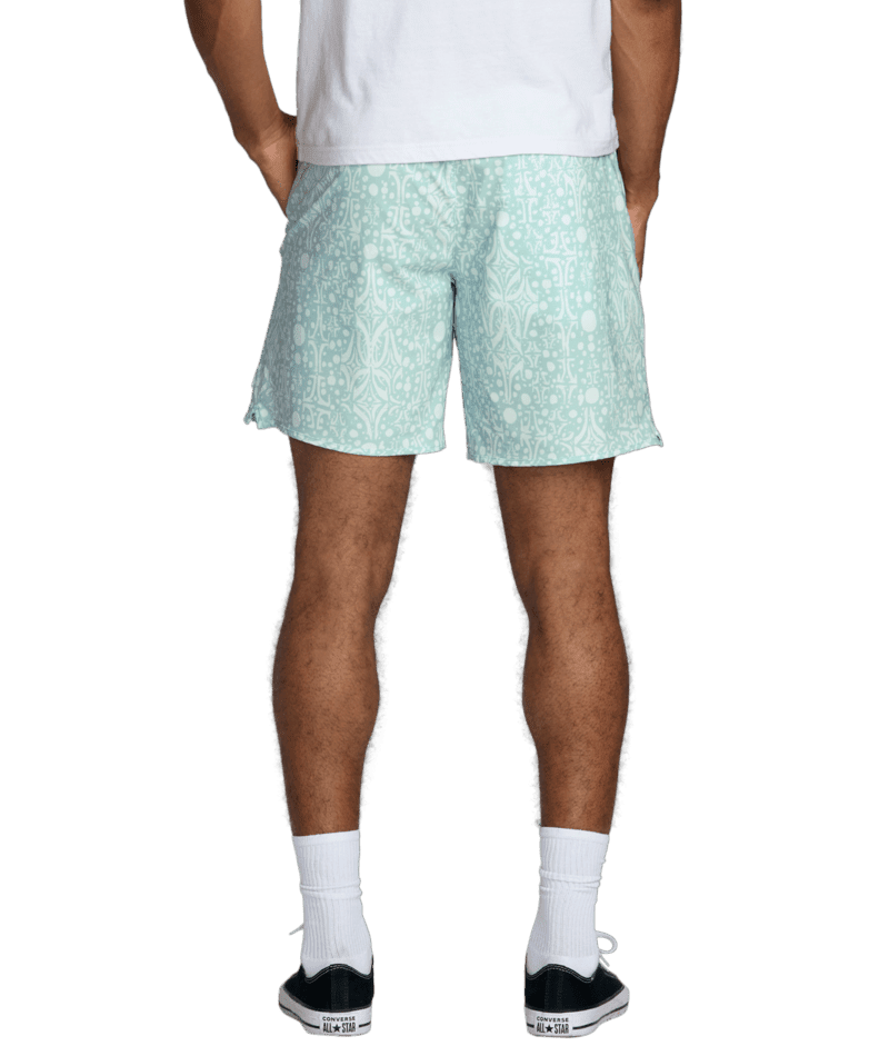 RVCA Rich Jacobs Yogger 17" Stretch Shorts Blue Haze Men's Walkshorts RVCA