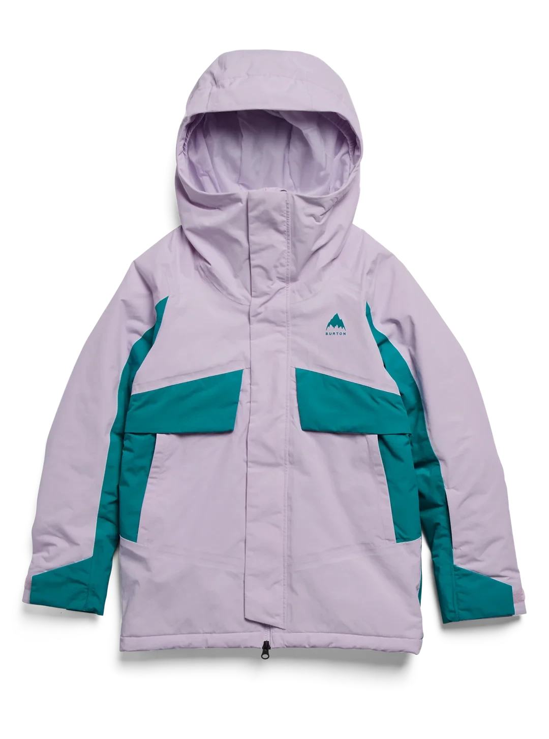 BURTON Kids Ascutney 2L Snow Jacket Moondust Purple/Pacific Teal 2027 Youth Snow Jackets Burton