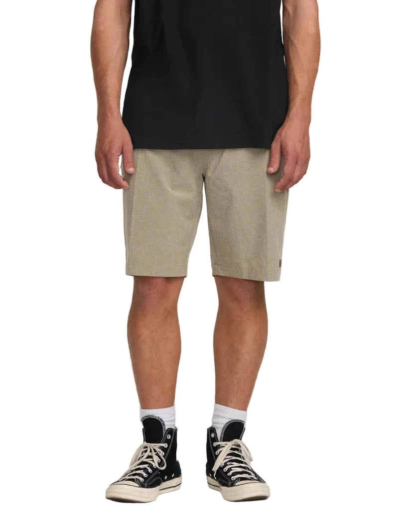 BILLABONG Crossfire Submersible 21" Hybrid Boardshorts Khaki Men's Boardshorts Billabong