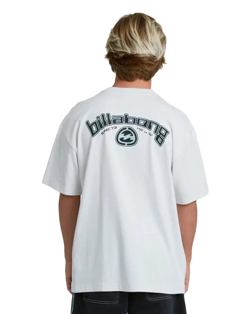 BILLABONG Spec 73 Arch OG T-Shirt Fog Grey Men's Short Sleeve T-Shirts Billabong
