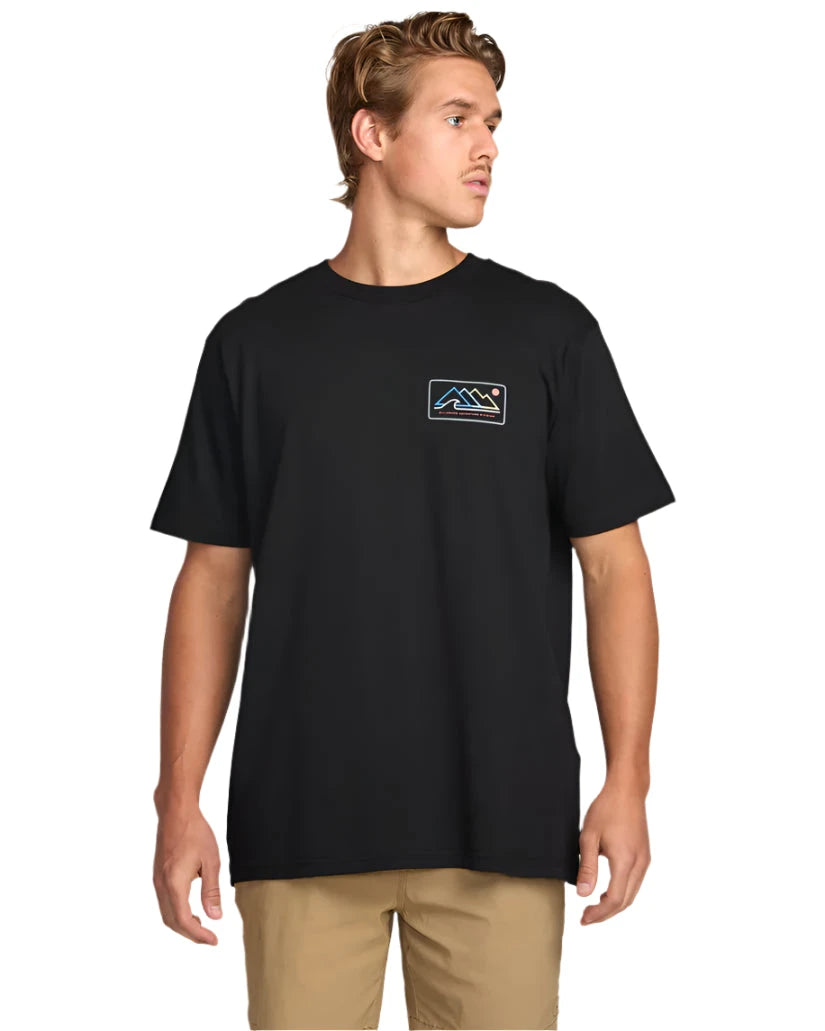 BILLABONG Range A/Div T-Shirt Black Men's Short Sleeve T-Shirts Billabong