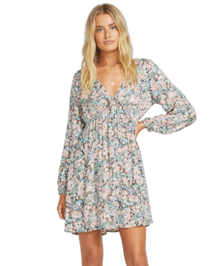 BILLABONG Women's Star Fall Dress Black Multi Women's Dresses Billabong