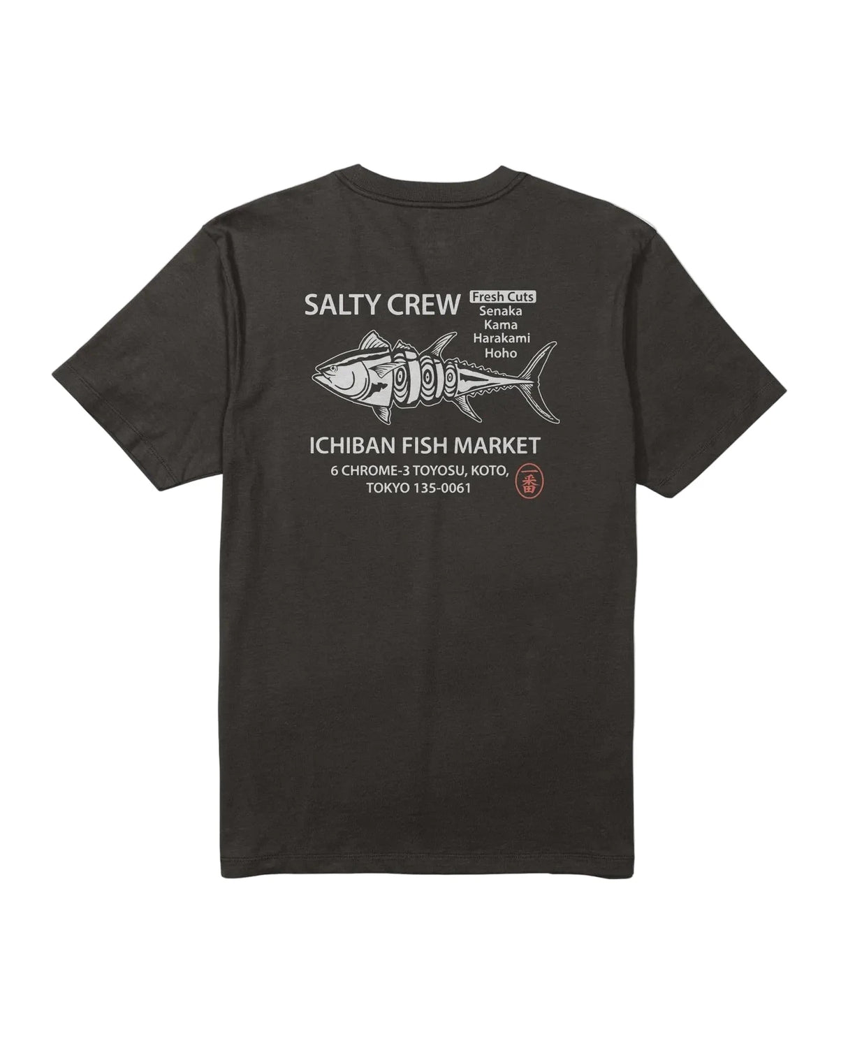 SALTY CREW Ichiban T-Shirt Black Men's Short Sleeve T-Shirts Salty Crew