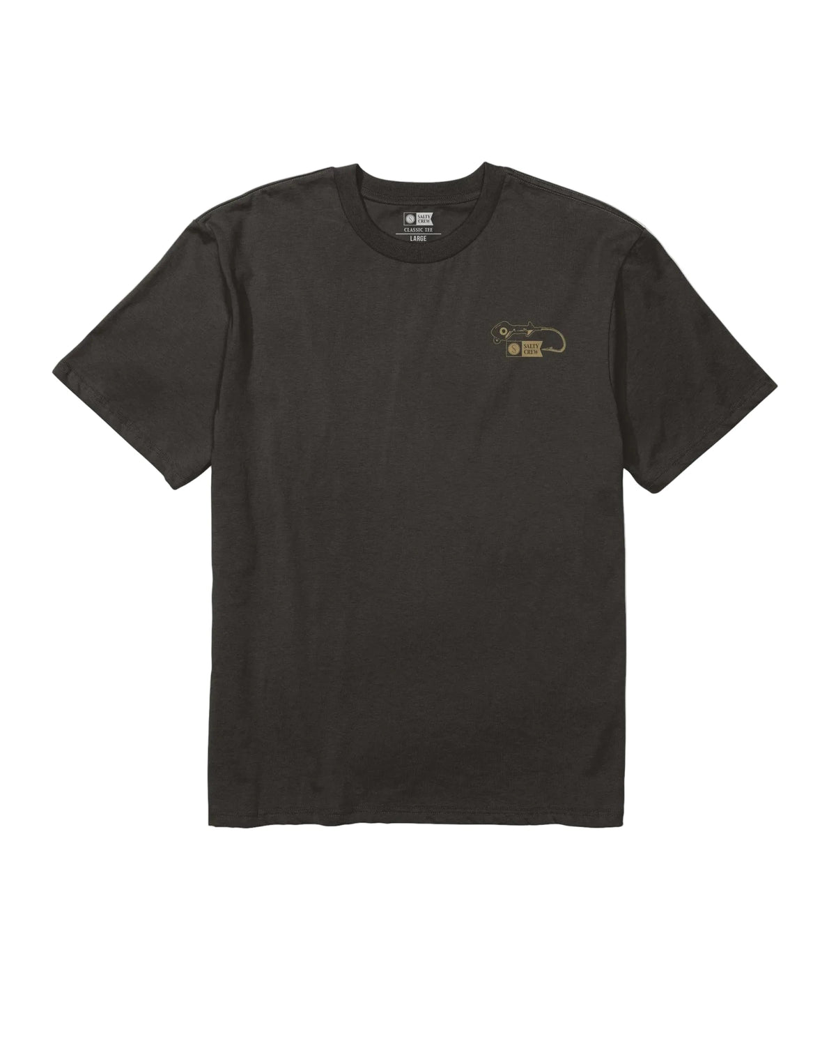 SALTY CREW Fish Gear T-Shirt Black Men's Short Sleeve T-Shirts Salty Crew