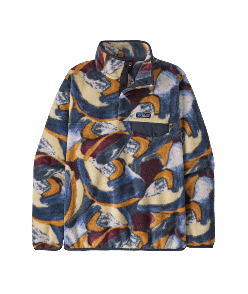 PATAGONIA Women's Lightweight Synchilla Snap-T Fleece Smudge/Smolder Blue Women's Sweaters Patagonia