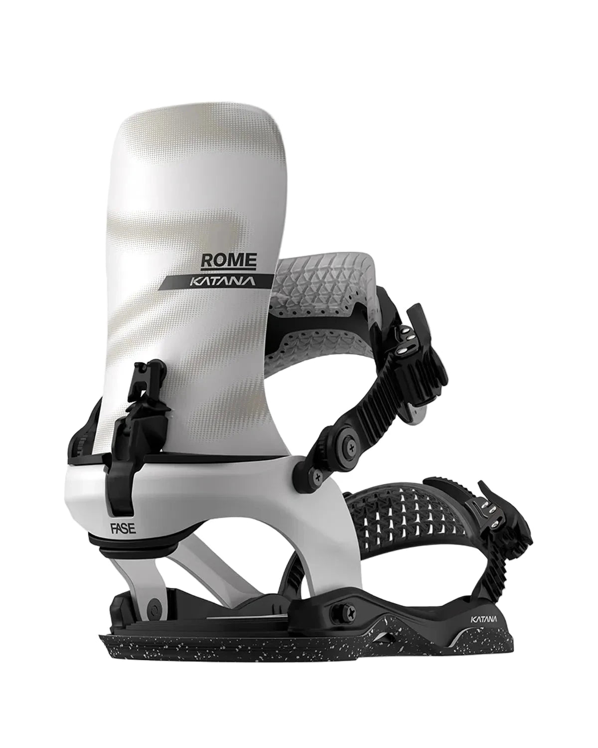 ROME Katana AW FASE Snowboard Bindings White 2027 Men's Snowboard Bindings Rome