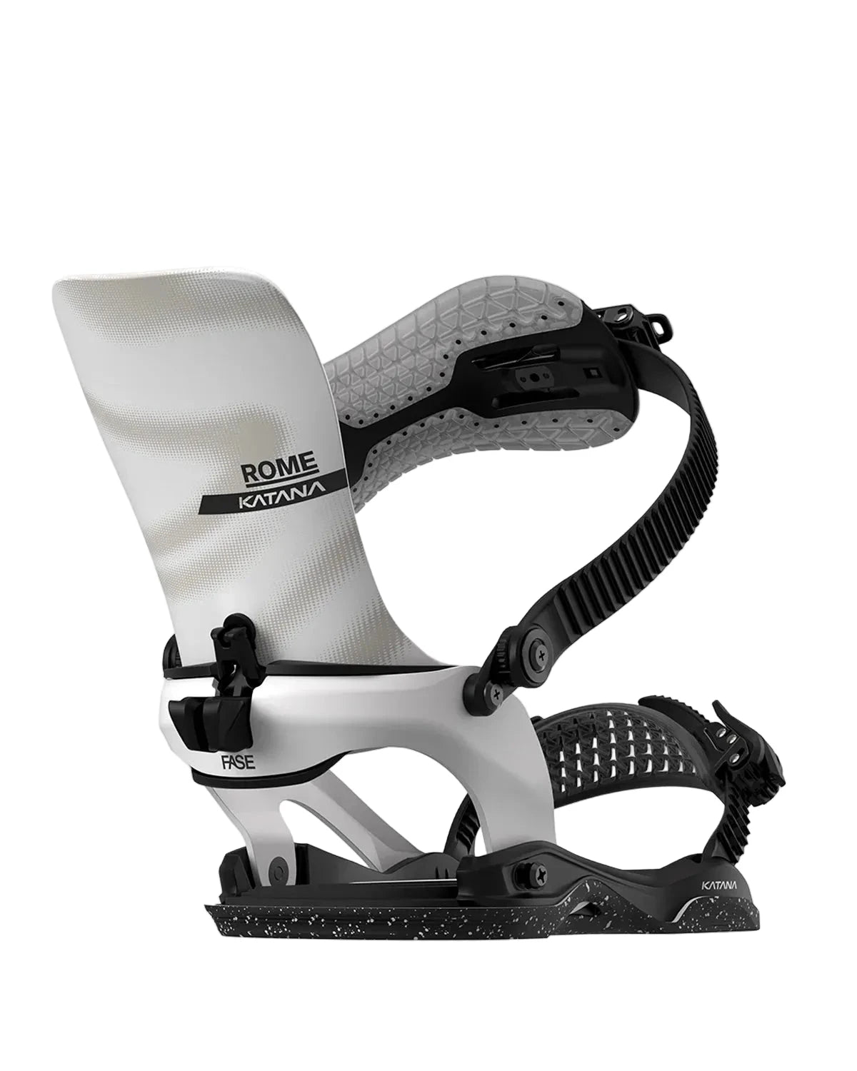 ROME Katana AW FASE Snowboard Bindings White 2027 Men's Snowboard Bindings Rome