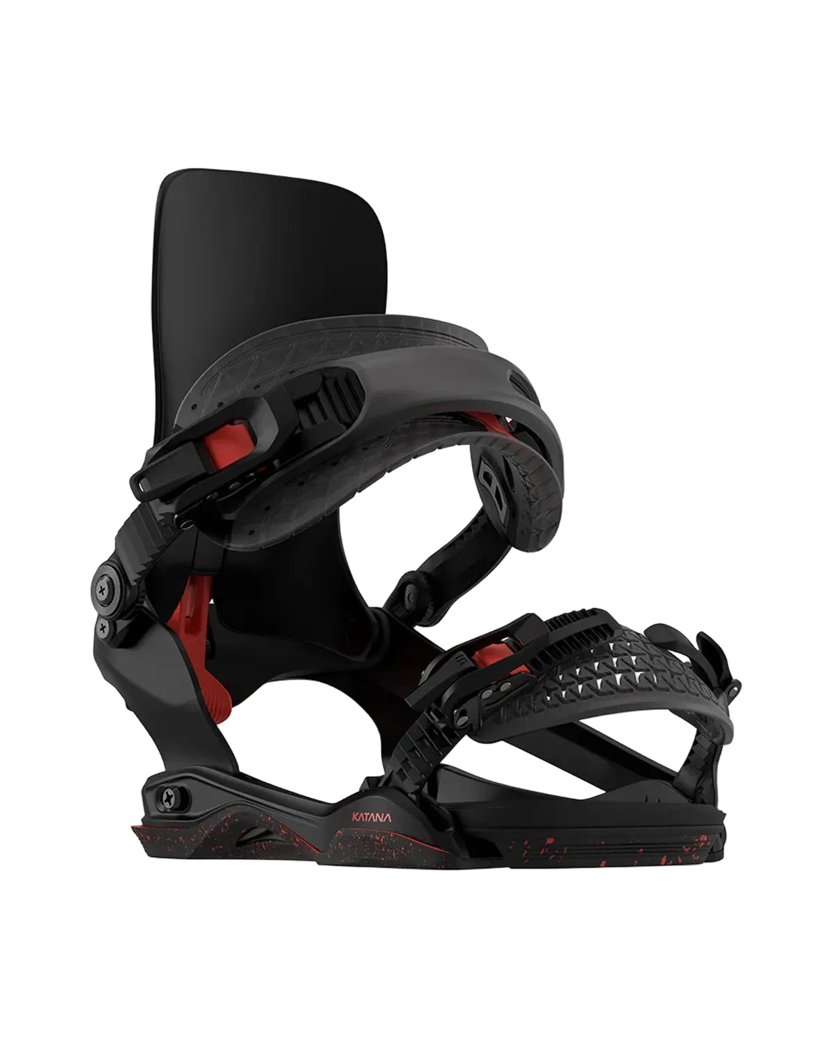 ROME Women's Katana AW FASE Snowboard Bindings Deep Red 2027 Women's Snowboard Bindings Rome