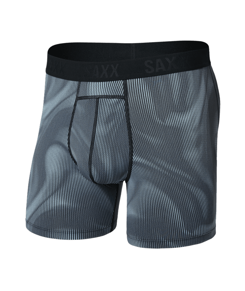 SAXX Smooth Flex Light Compression Boxer Brief Underwear Smoke Camo/Deep Navy Men's Underwear Saxx
