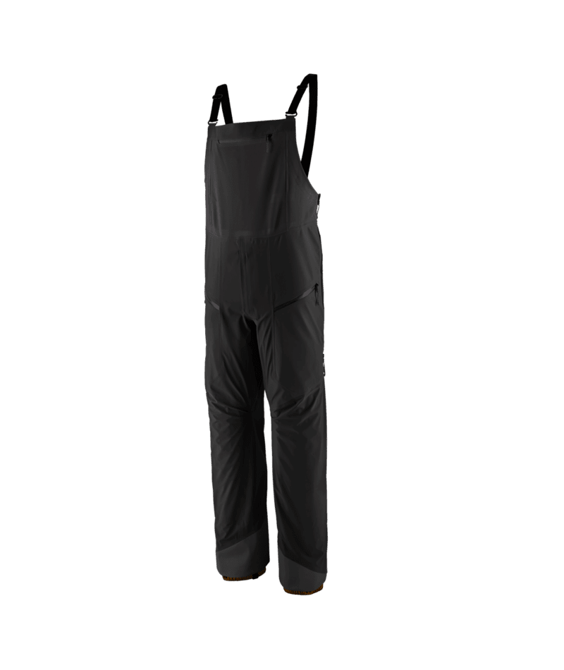 PATAGONIA SnowDrifter Bib Snow Pants Black With Black 2026 Men's Snow Bib Pants Patagonia
