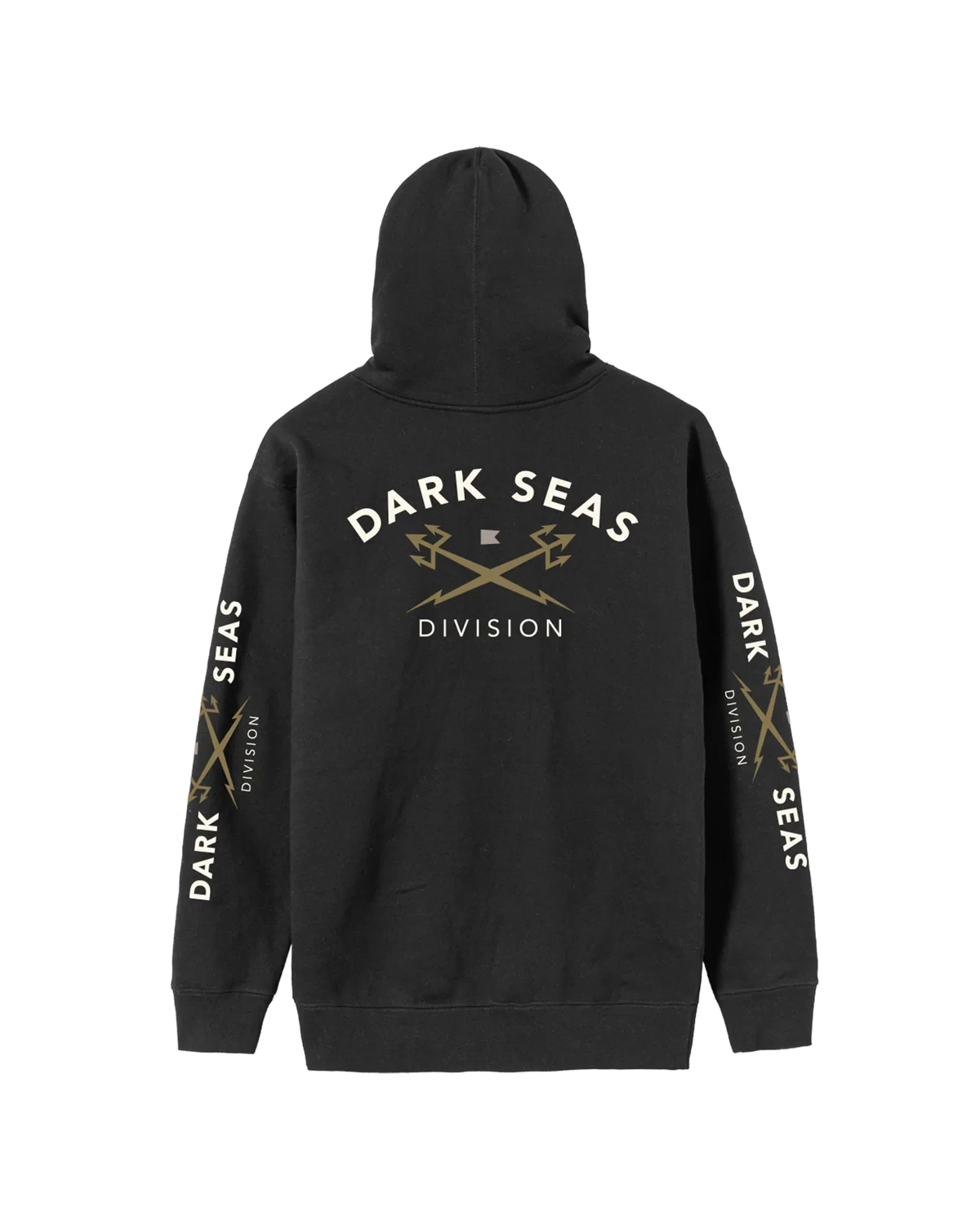 DARK SEAS Headmaster V3 Zip-Up Hoodie Black Men's Zip Hoodies Dark Seas