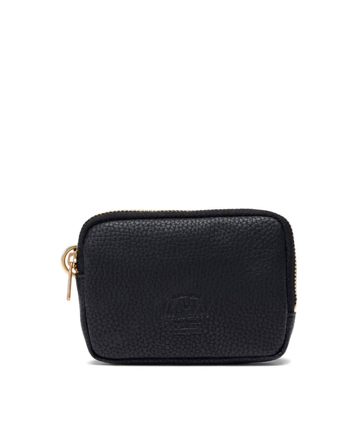 HERSCHEL Oxford Pouch Vegan Leather Black Women's Wallets Herschel Supply Company