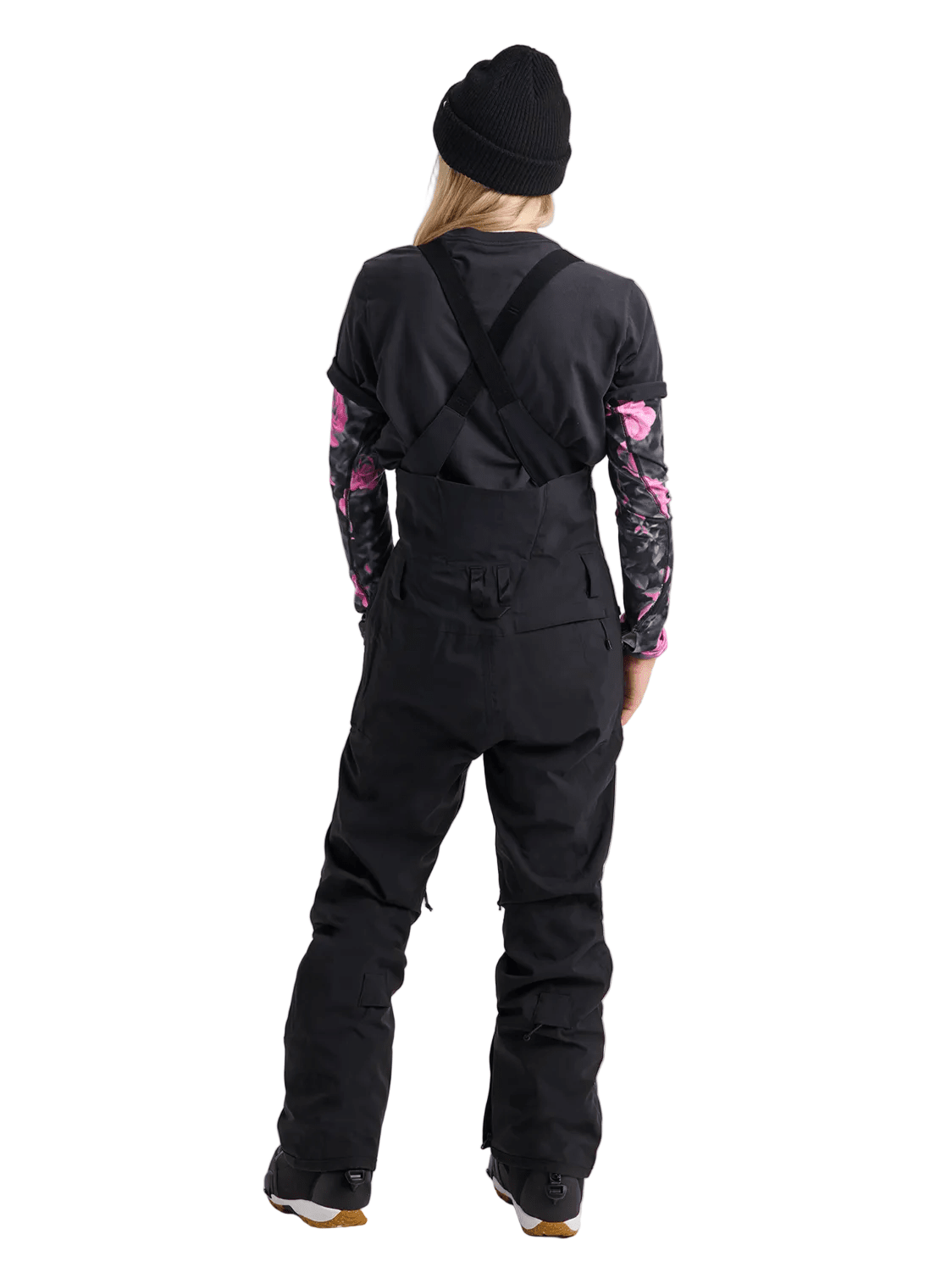BURTON Women's Reserve 2L Stretch Bib Snow Pants True Black 2027 Women's Snow Bib Pants Burton