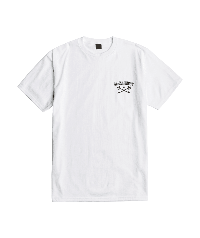 DARK SEAS Aqualung T-Shirt White Men's Short Sleeve T-Shirts Dark Seas