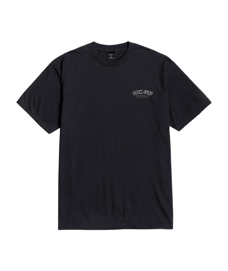 DARK SEAS Hot Head Pigment T-Shirt Black Men's Short Sleeve T-Shirts Dark Seas