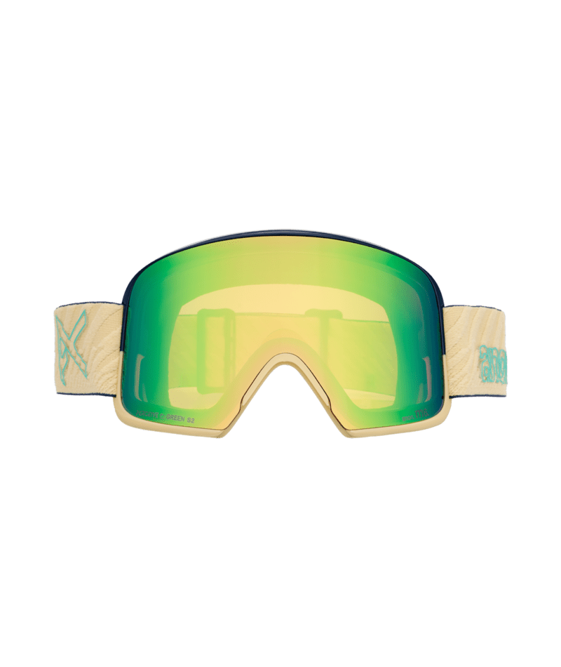 ANON M6 Beechwood - Perceive Variable Green + Perceive Cloudy Pink + MFI Face Mask Snow Goggle Snow Goggles Anon