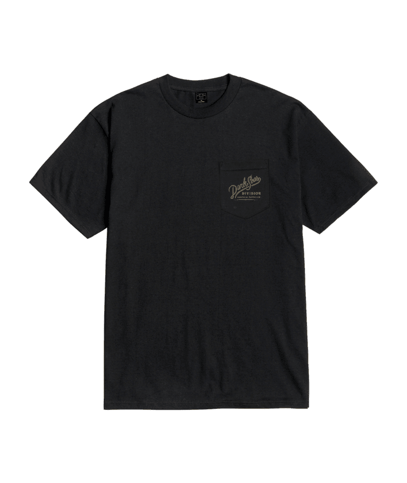 DARK SEAS Chestnut Pocket T-Shirt Black Men's Short Sleeve T-Shirts Dark Seas