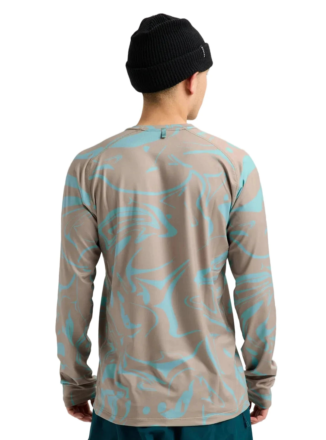 BURTON Synthetic Lightweight Base Layer Crewneck Liquid Mineral Men's Base Layers Burton