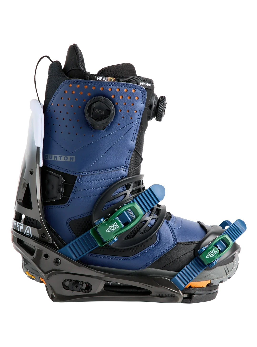BURTON Malavita Snowboard Bindings Black Fade 2027 Men's Snowboard Bindings Burton