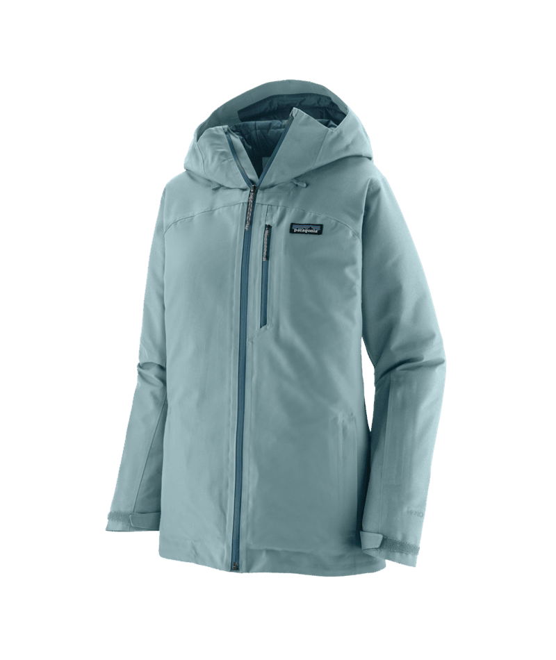 PATAGONIA Women's Insulated Powder Town Snow Jacket Blue Sage 2027 Women's Snow Jackets Patagonia