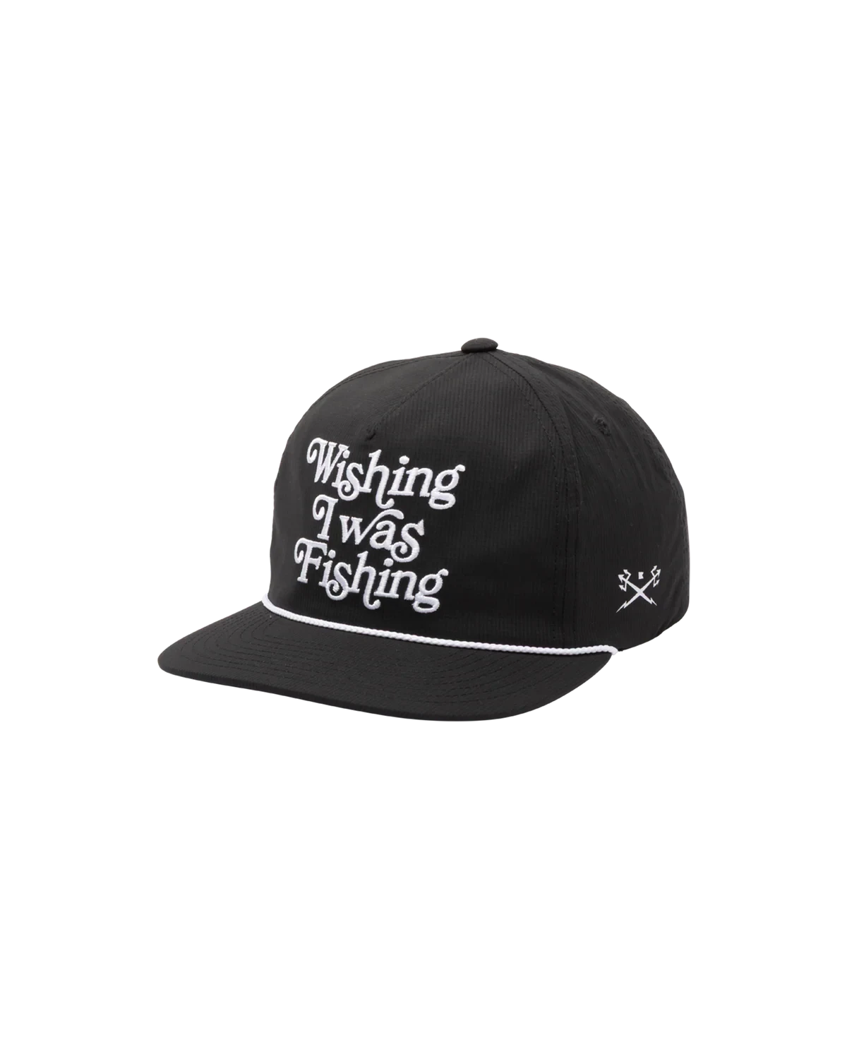 DARK SEAS Wishin Nylon Snapback Hat Black Men's Hats Dark Seas