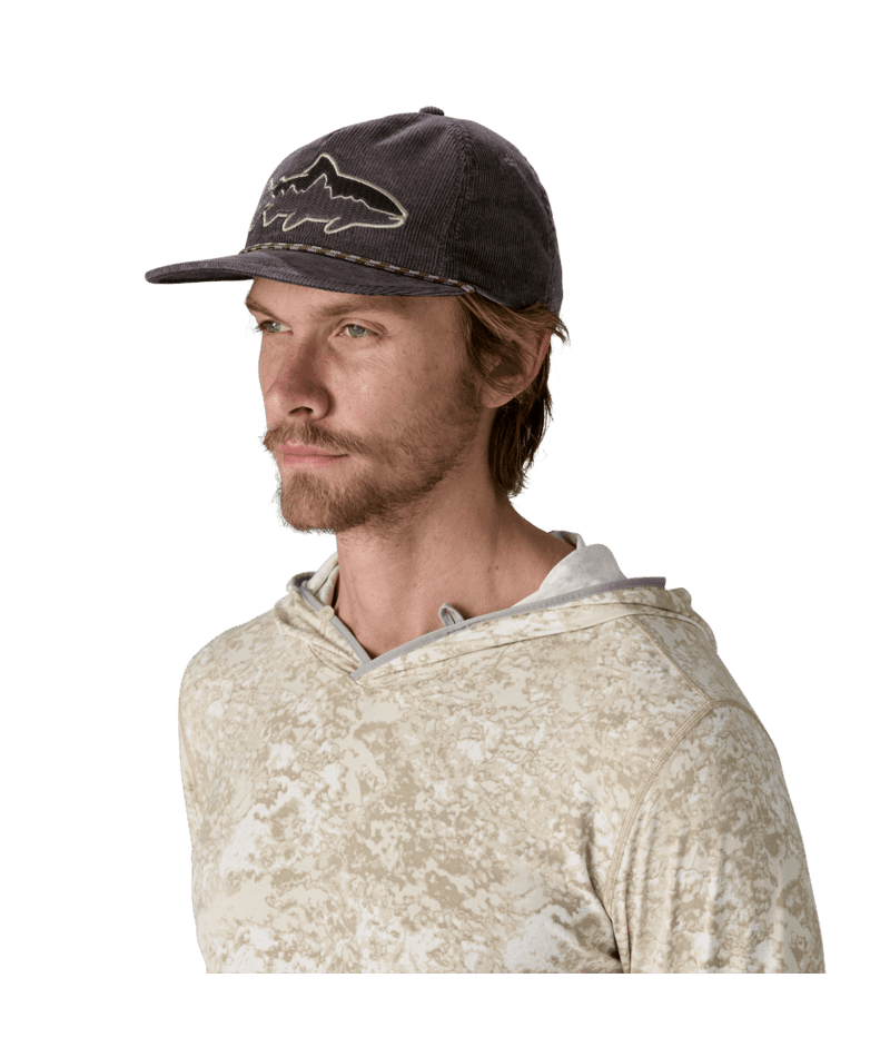 PATAGONIA Fly Catcher Hat Fitz Roy Trout/Ink Black Men's Hats Patagonia