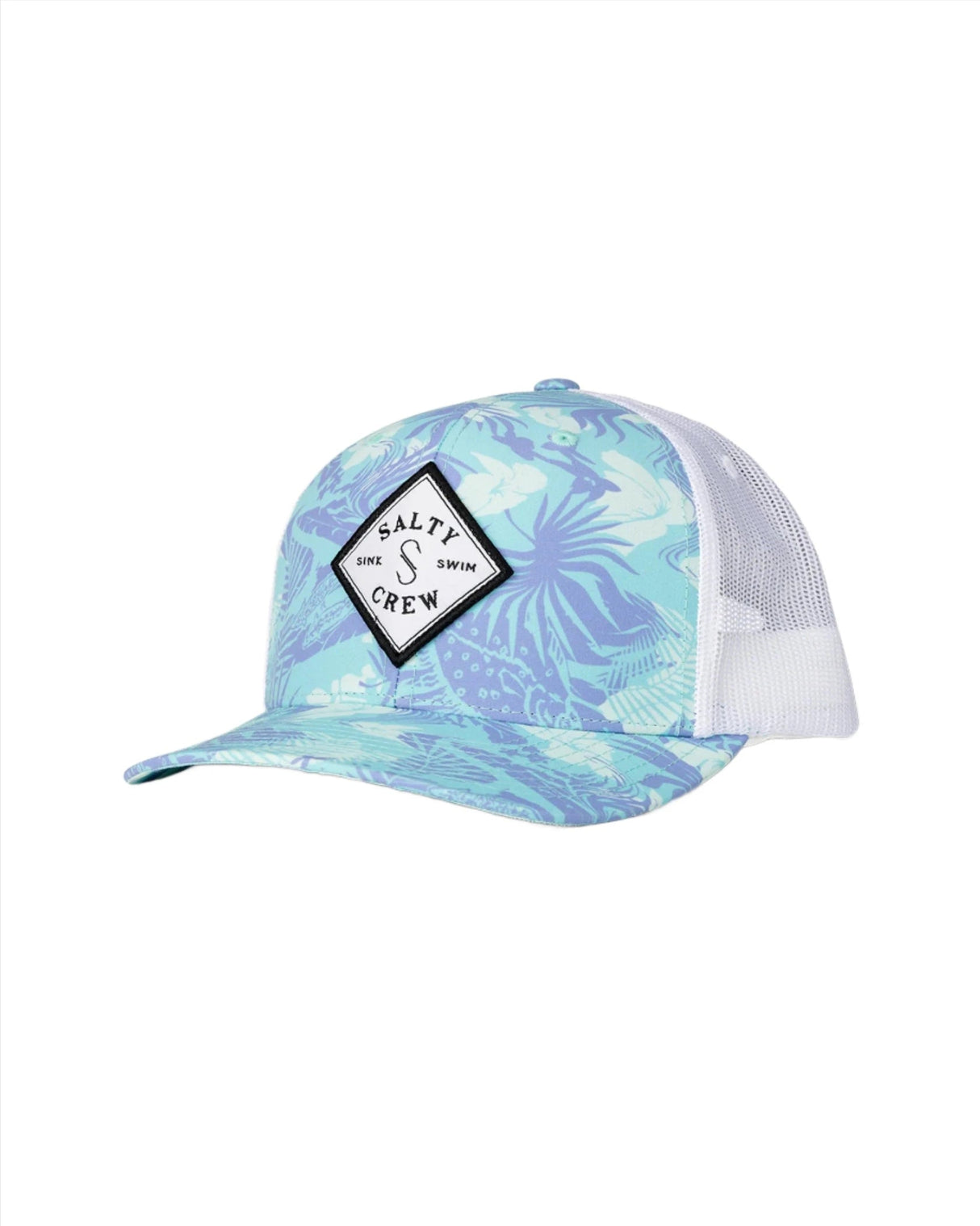 SALTY CREW Women's Sealine Retro Trucker Hat Aqua Women's Hats Salty Crew